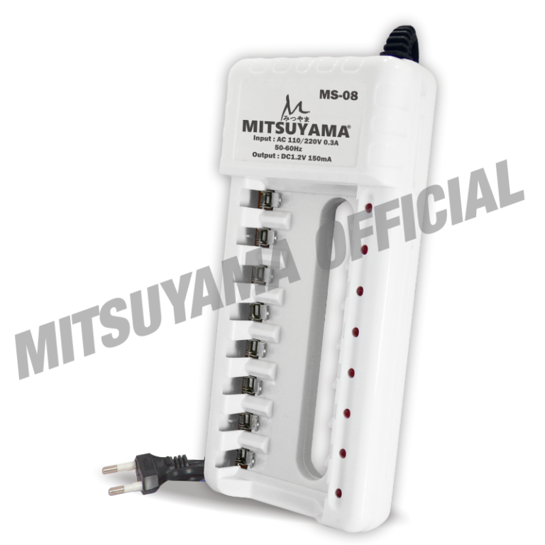 MS-08 Charger Baterai Rechargeable/USB 8 Slot