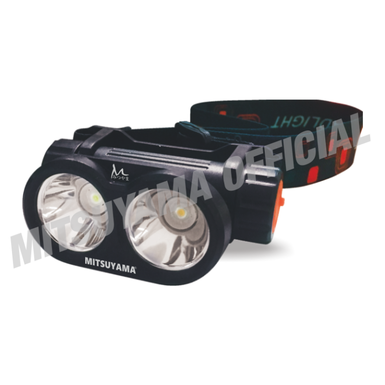 Senter Kepala MS-1923 Headlamp Putih Kuning