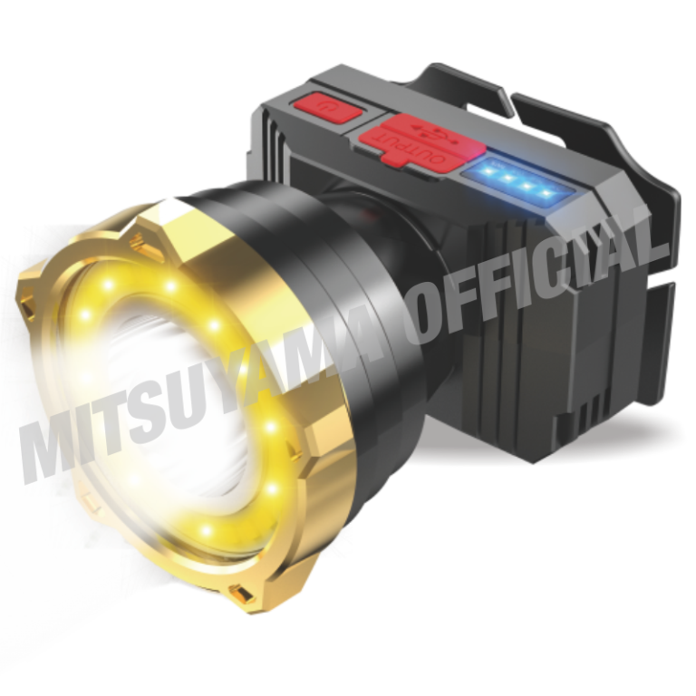 Senter Kepala MS-2038 Headlamp Multifungsi