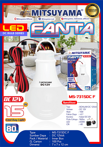 Bohlam LED DC Series FANTA - Gambar 3