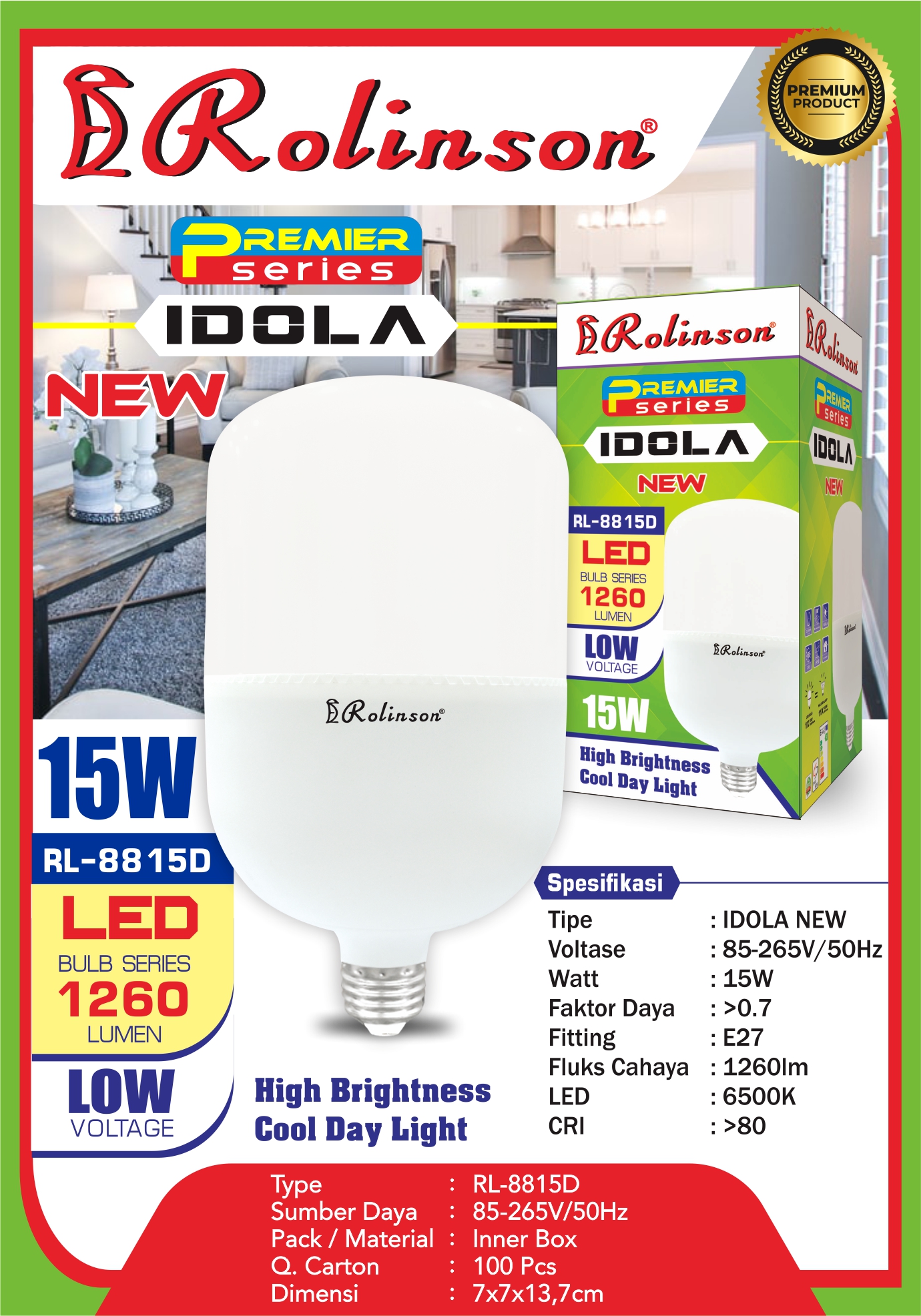 Bohlam Premier Series Idola ( 5, 10, 15, 20, 30, 40, 50 ) - Gambar 4