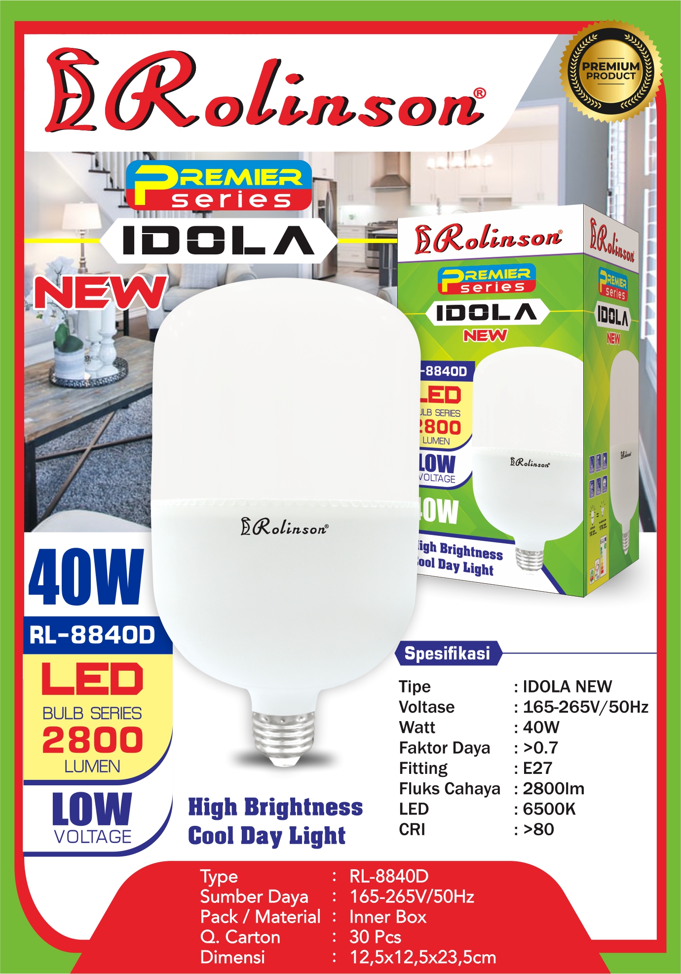 Bohlam Premier Series Idola ( 5, 10, 15, 20, 30, 40, 50 ) - Gambar 7