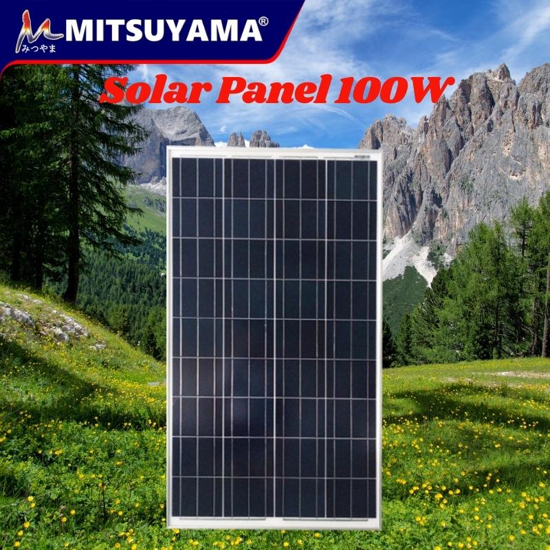 Papan Tenaga Surya 100W Mitsuyama
