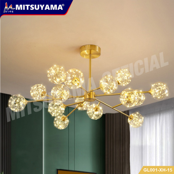 Lampu Hias Mewah Gantung GL-001-XH-15