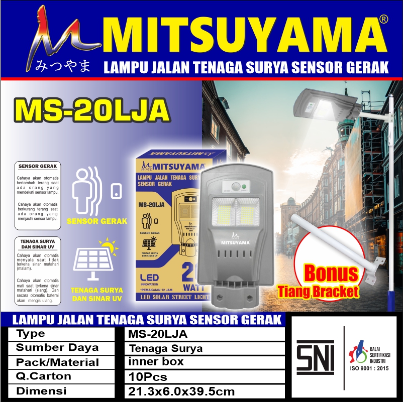 Lampu Jalan Sensor Gerak Series LJA - Gambar 2