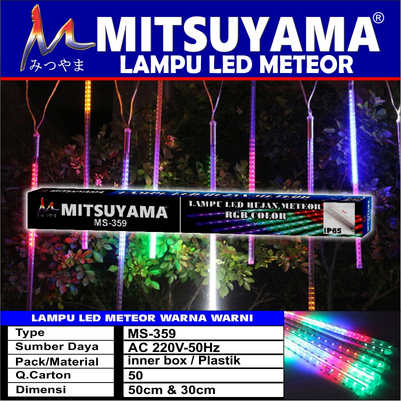 Lampu LED Hujan Meteor MS-359 - Gambar 2