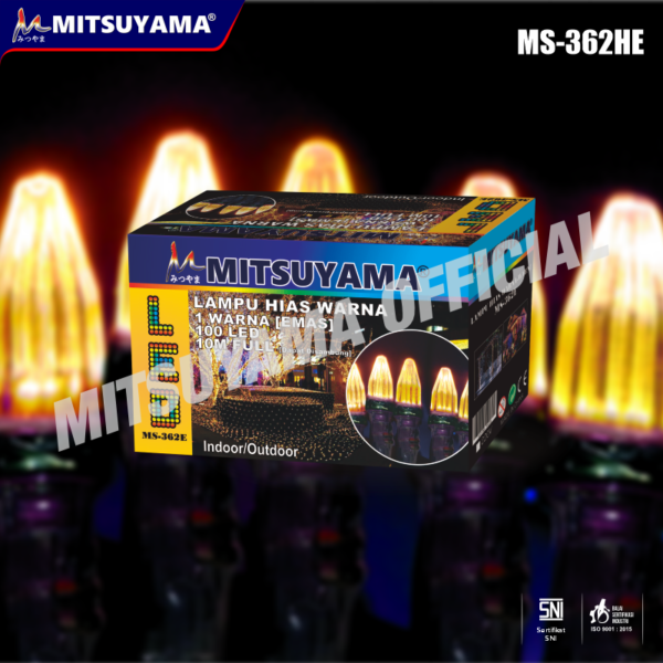 Lampu Hias LED Roket Emas MS-362HE