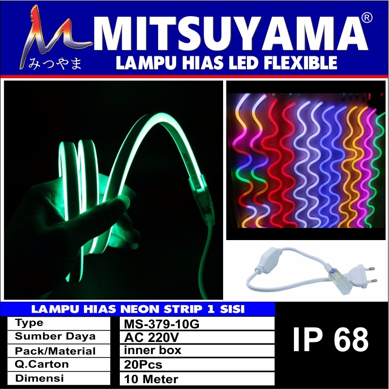 Lampu Hias Neon Strip Flexible MS-379 - Gambar 3