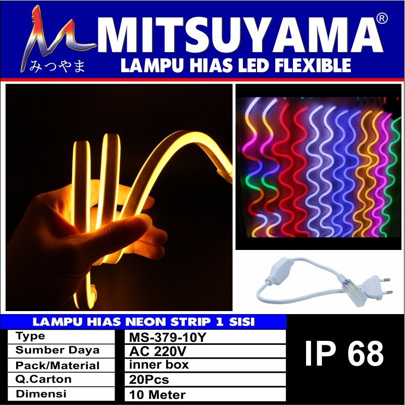 Lampu Hias Neon Strip Flexible MS-379 - Gambar 5