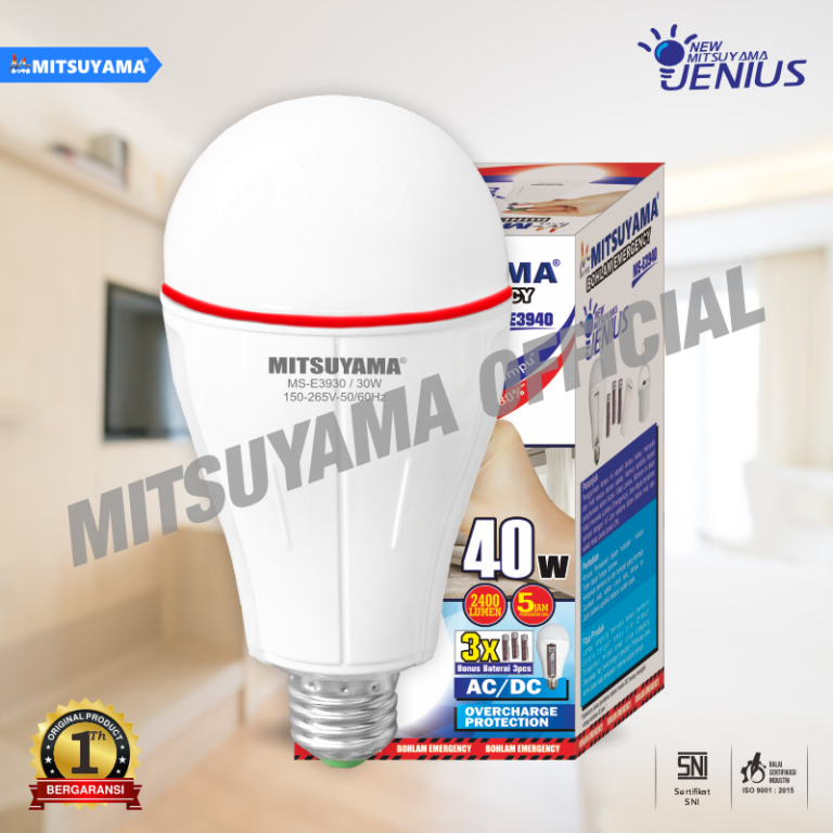 Bohlam Emergency LED Series JENIUS