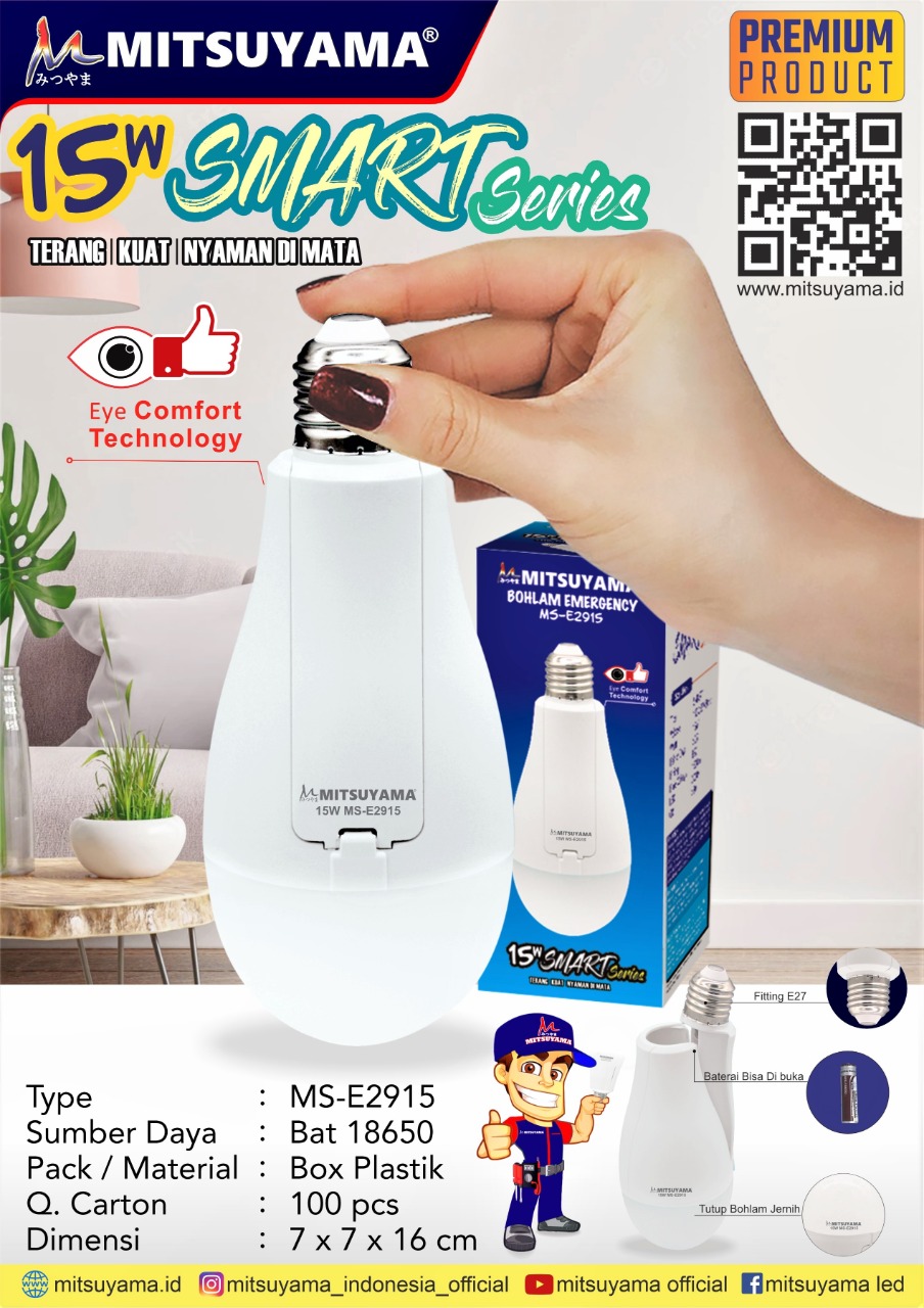Bohlam Emergency Series Smart MS-E2915