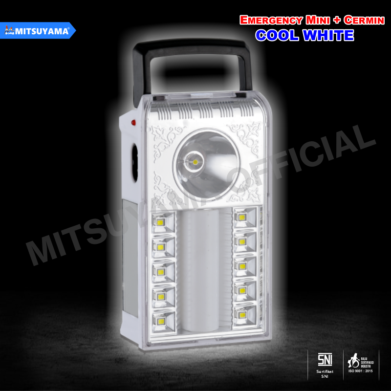 Lampu Emergency + Cermin Mitsuyama MS-6022