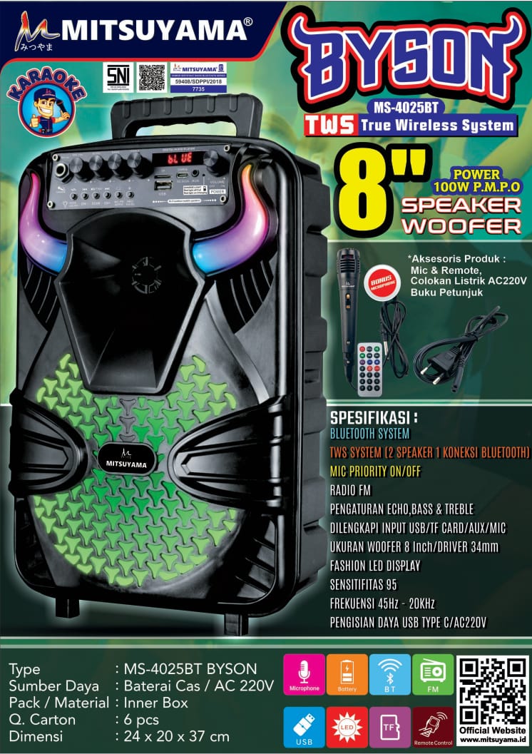 Speaker Woofer TWS series BYSON - Gambar 2