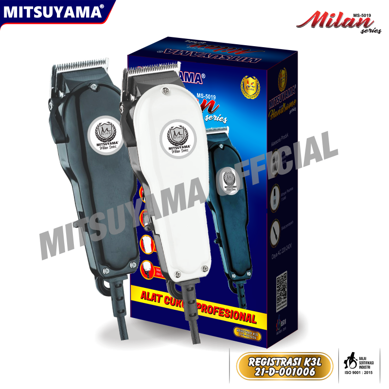 Alat Cukur Rambut Profesional Series Milan MS-5019 Milan