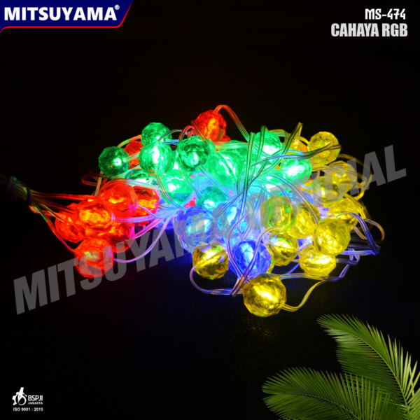 Lampu Hias LED Model Berlian RGB MS-474 9M 60LED