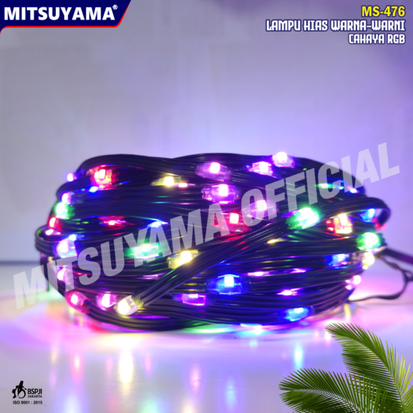 Lampu Hias Warna Warni 6 Warna Cahaya RGB 600 LED MS-476