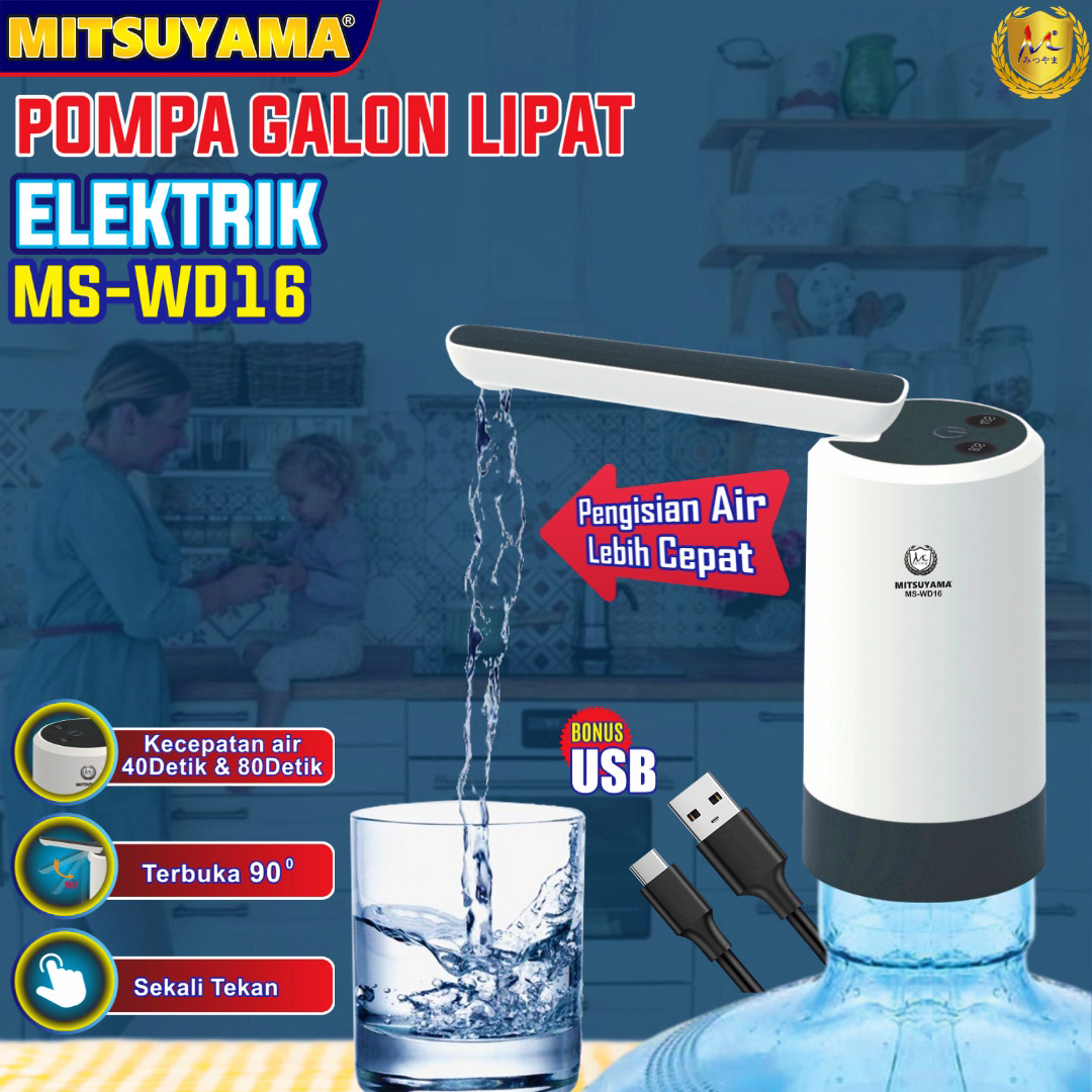 Pompa Galon Lipat Elektrik 4W MS-WD16 - Gambar 3