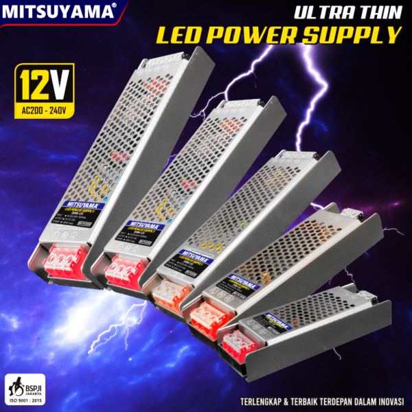 Power Supply Ultra Thin Mitsuyama 60-400W