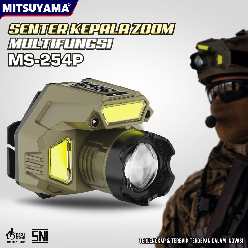 Senter Kepala Zoom Multifungsi 50W MS-254P
