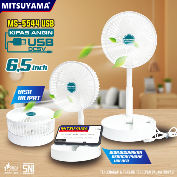 Kipas Angin USB 6,5" MS-5544 USB