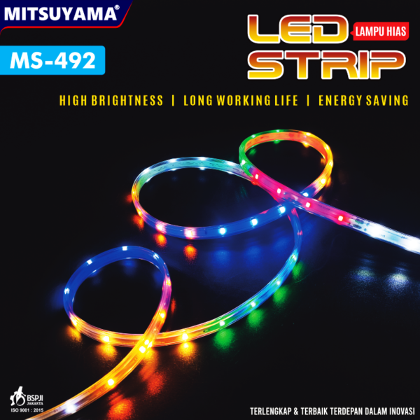 Lampu Hias LED Strip Silicone Gel MS-492