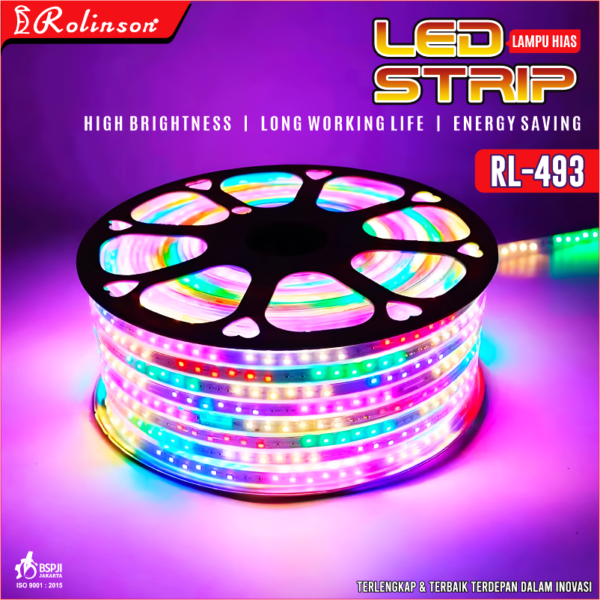 LampU Hias 6000 LED Strip 100M RL-493