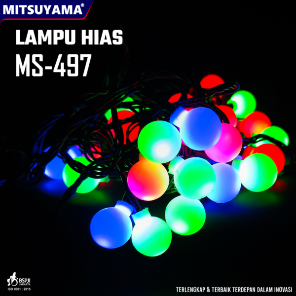 Lampu Hias 6 Meter 7 LED MS-497