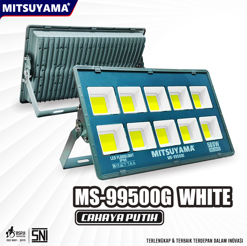 Lampu Sorot AC 500W LED Flood Light MS-99500G/MS-99500GG