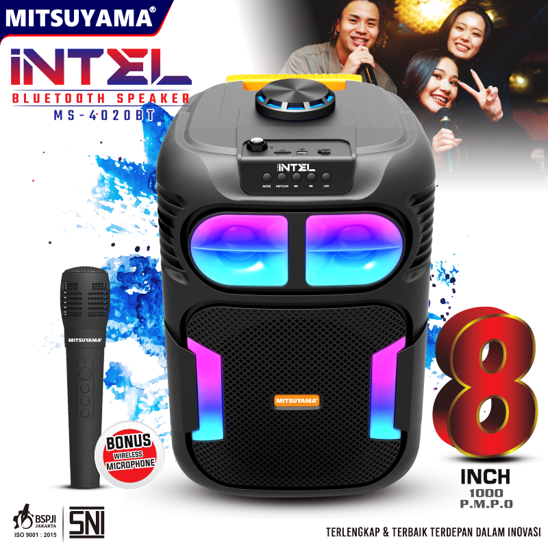 Speaker Bluetooth 8" MS-4020BT series Intel