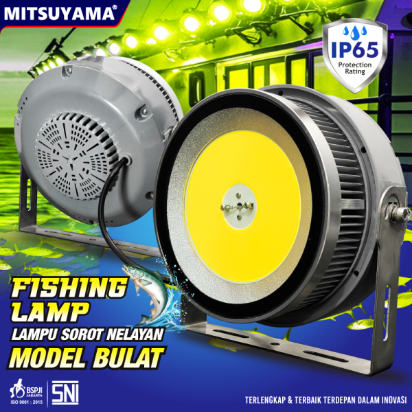 Lampu Sorot Nelayan 1000W LED COB Model Bulat Super Bright & Anti Air– MS-991000xx