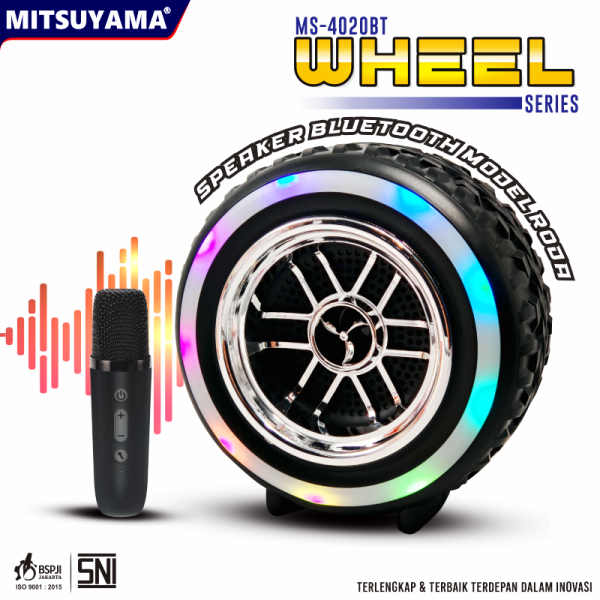 Speaker Wireless Portable MS-4020BT series Wheel