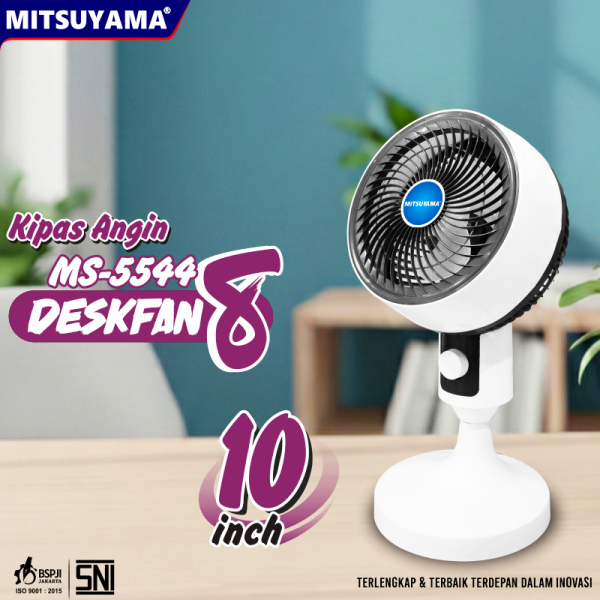 Kipas angin 10inch MS-5544 Deskfan 8