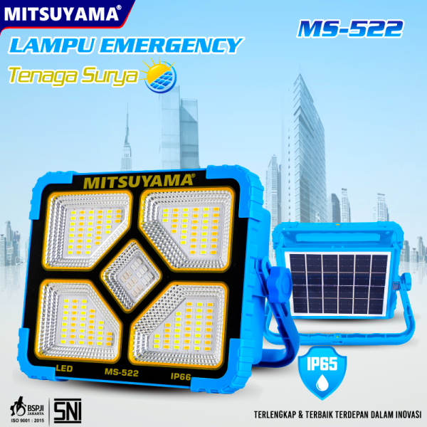 Lampu Emergency Tenaga Surya 100W MS-522
