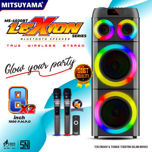 Speaker Bluetooth Portable Wireless Stereo MS-4020BT LUXION series