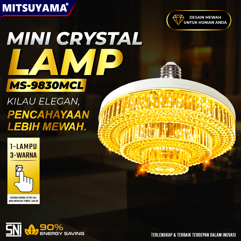 Mini Crystal Lamp MS-98xxMCL 30-55Watt Mitsuyama - Gambar 3
