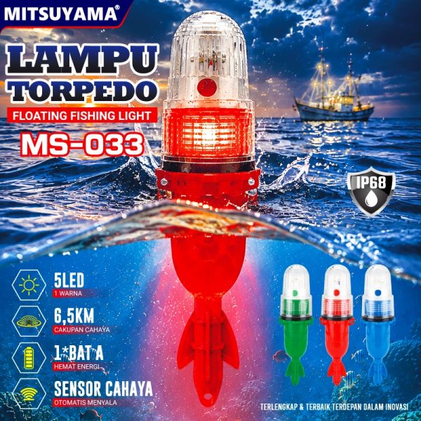Lampu Torpedo Floating Fishing Light MS-033